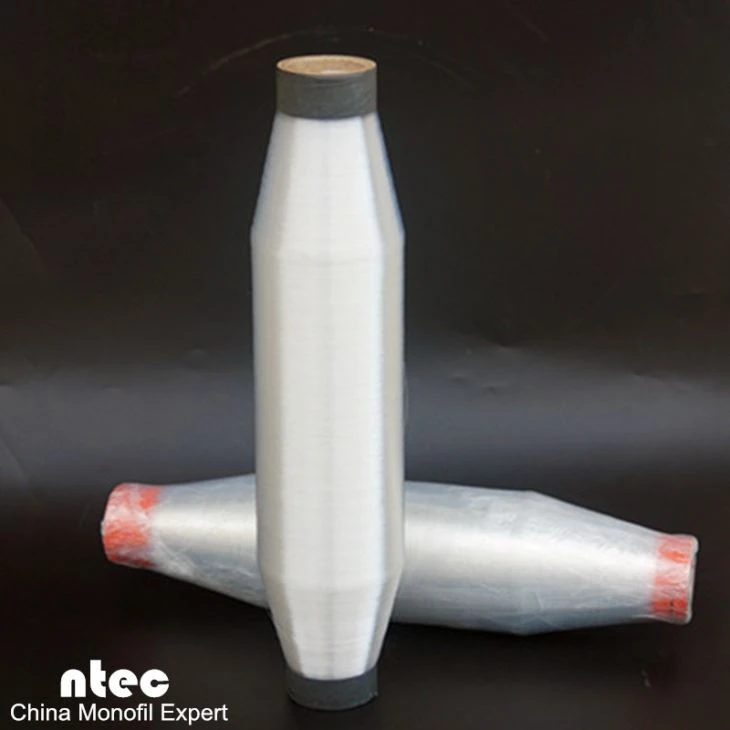 0.15mm Clear Bright Polyester Monofilament Yarn For Curtain Tape