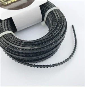 Linha de aparador de nylon de cor preta de 0,095inch