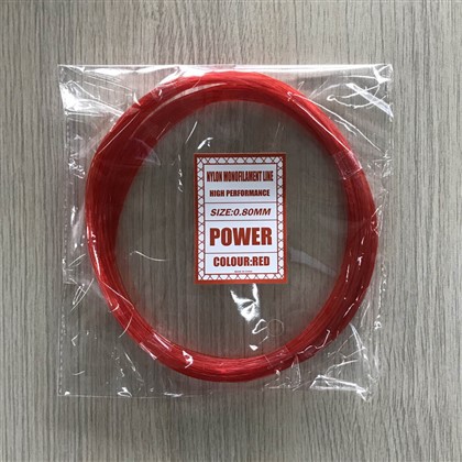 Linha de pesca de nylon 15m * 4 bobinas conectadas 0.8MM